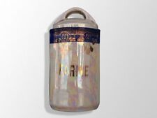 série de pots de cheminée en faïence irisée