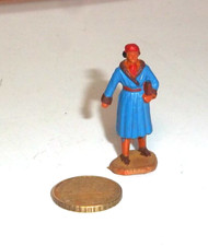 STARLUX PETITE TAILLE - HO - 40 mm - GARE / TRAIN -  VOYAGEUSE AVEC SAC A GAUCHE