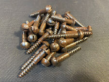 Lot de 25 vis à bois 7.5x40 tête fraisée neuves ancien stock de quincaillerie