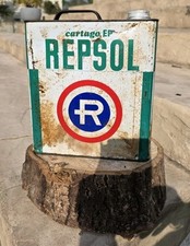 Rare Ancien Bidon Huile REPSOL  5L