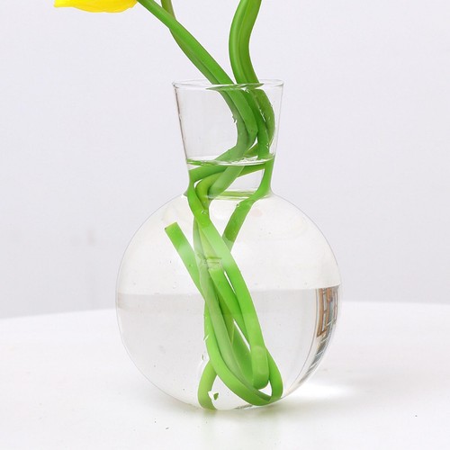 Verre bourgeon vase décoratif - verre,