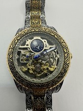 Forsining Men's Automatic Mechanical Watch Tourbillon Luminous Hands Steel Band