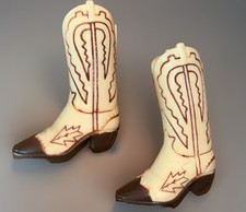 Bottes Vintage Western Pour Poupée Mannequin Barbie Ou Autre