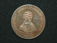 MEDAILLE 34mm RÉVOLUTION 1848 ASSEMBLÉE NATIONALE SÉANCE 15 JUIN - PIERRE LEROUX