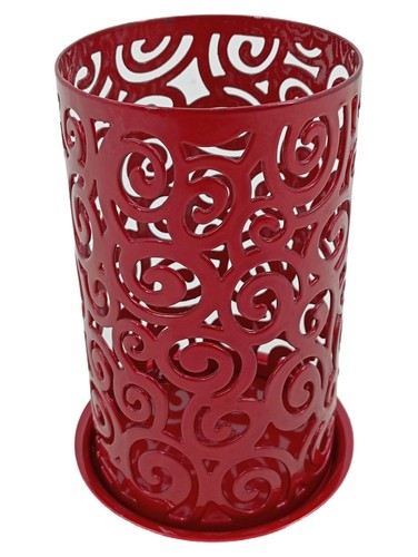 Partylite cache pot rouge - cache-pot,