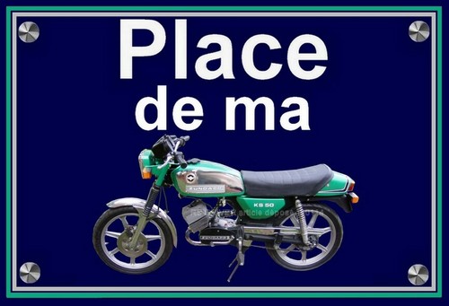 Plaque place ma zundapp - plaque,