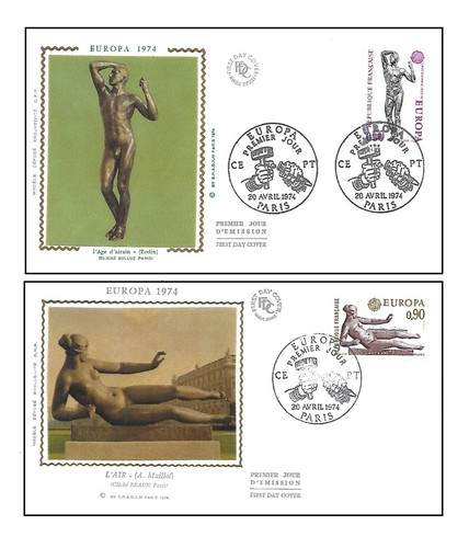 Fdc sur soie europa - ,