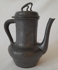 ORIVIT PETITE CAFETIÈRE ART NOUVEAU EN ÉTAIN NUMÉROTÉ 2173.
