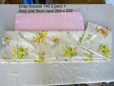 PARURE DE LIT DRAP PLAT + DRAP