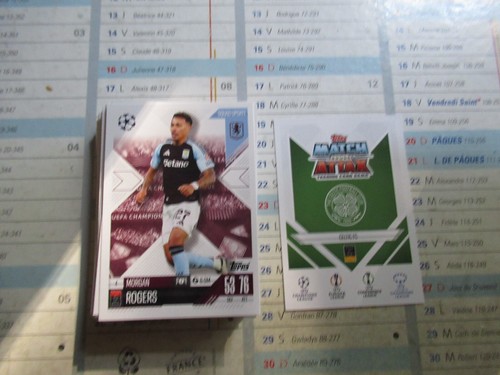 Cartes topps match attax - cartes,