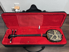 Ensemble étui semi rigide SANSHIN Okinawa Shamisen en cuir artificiel instrum...