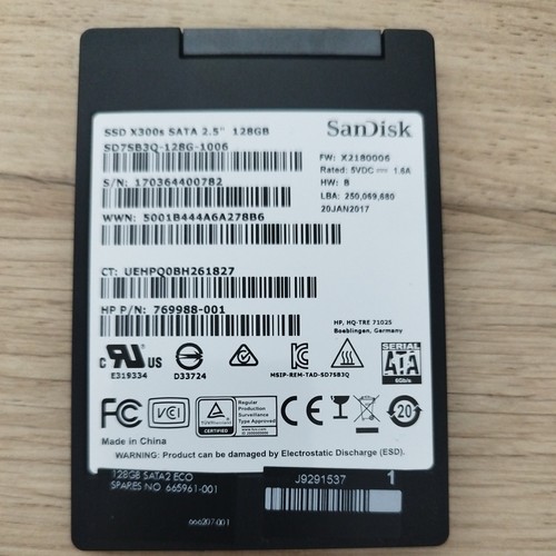 Sandisk ssd sata - sandisk, 128gb