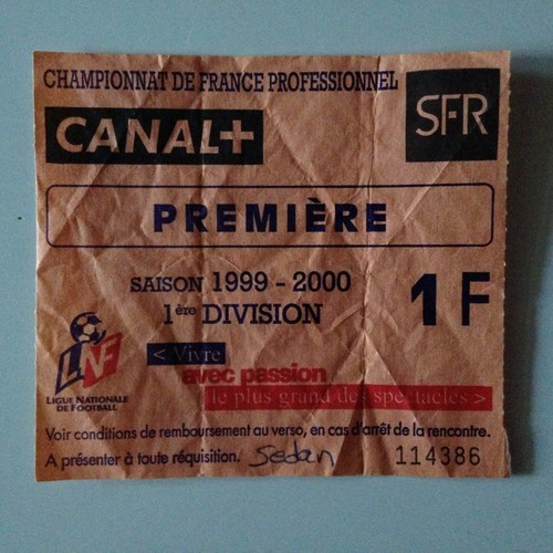 Ticket match olympique - ticket,