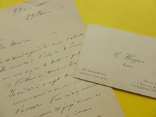 Charles WAGNER (1852-1918) PASTEUR Protestantisme Eglise Réformée AUTOGRAPH +CDV