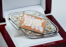 835 Argent - Broche Antique -