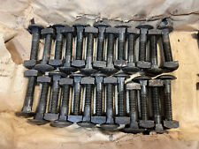 Lot de 25 boulons poelier 9x50 neufs ancien stock de quincaillerie