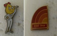 2xPIN PIN'S BADGE ESSO SHOP