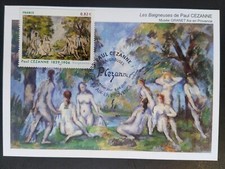 Carte premier jour 2006 timbre  Paul Cézanne Oblitéré Aix-en-Provence N° 3894