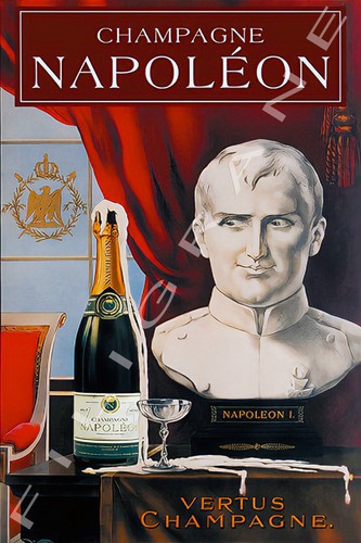 Publicité champagne napoléon - publicité,