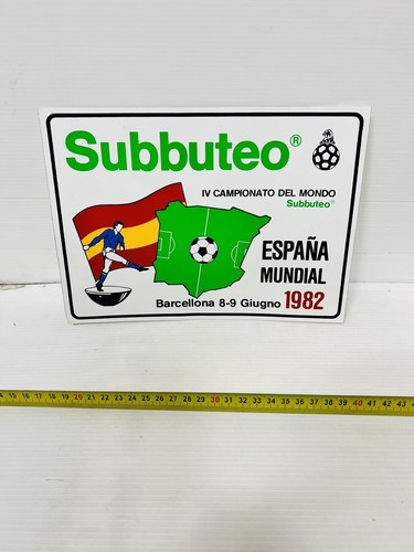 Subbuteo adhesive espana 1982 - adhesive,
