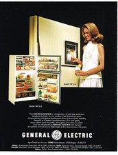 PUBLICITE  1983   GENERAL ELECTRIC   réfrigérateur
