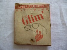 retro-collection-ancien étui papier à lunettes anti-buée GLIM - vintage