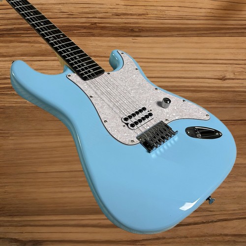 Electric guitar blue - blue, color