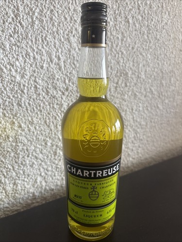 Chartreuse jaune étiquette - chartreuse,