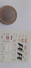 Combinaison de pilote + podium F1  1/43 décalque décalcomanie