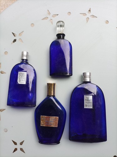 Lot flacons anciens parfum - lot,