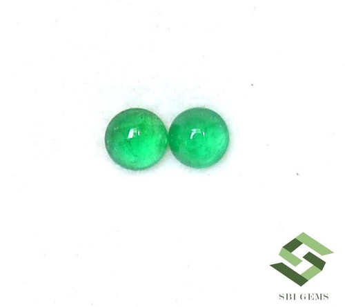 émeraude naturel rond - mm,