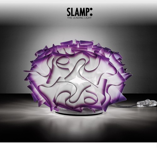 Lampe table voiles plum - lampe,