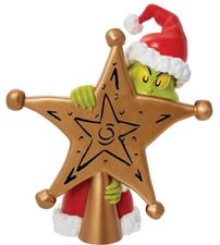 Department 56 Dr.Seuss The Grinch Camouflant Derrière Star Sculptée Noël Tree