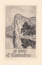 Exlibris Livre D'Art Radierung Otto Ubbelohde 1867-1922 Bodenstein Vilmar