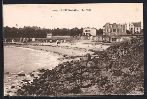 Cpa port navalo plage - cpa,