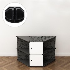  20 Pcs Connecteurs De Cube Fil Étagères Rangement Métallique Support Stockage