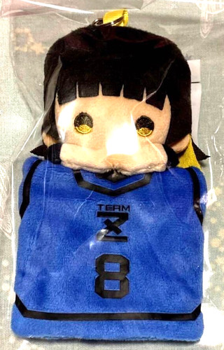 Mini pochette mascotte bleue