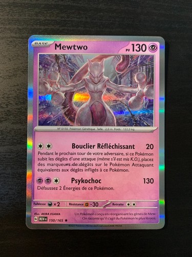 Carte pokémon holo mewtwo - holo,