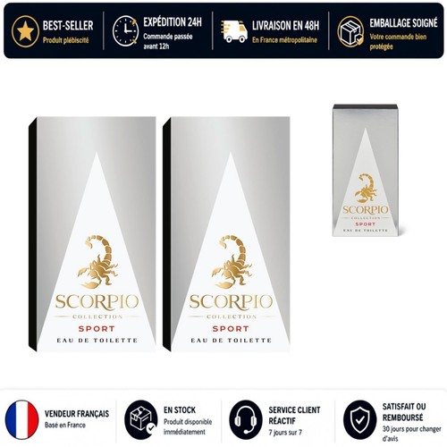 Scorpio eau toilette sport - eau,