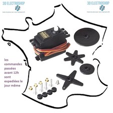 Servo SG-5010 8kg/cm RC, 3D print, modelisme