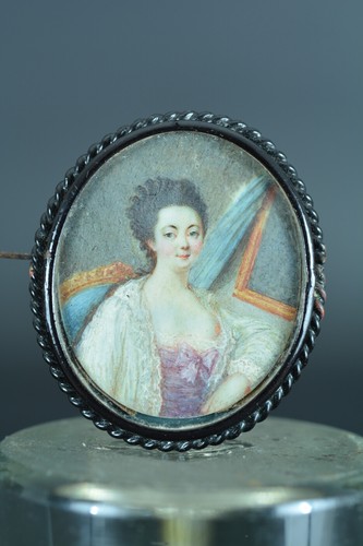Miniature portrait jeune femme - portrait,