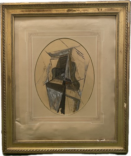 Tableau peinture cubiste - tableau,