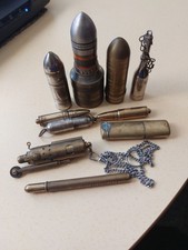 Lot De Briquets de Poilus  artisanat des tranchées guerre 14-18 Et Divers Objets