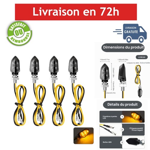 Clignotants moto led 12v - moto,