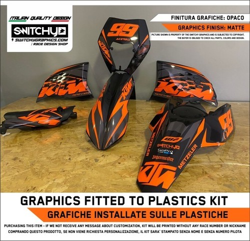 Plastiques graphiques ktm - plastiques,