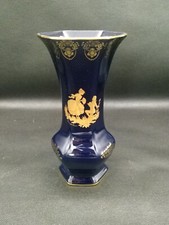 Vase hexagonal porcelaine