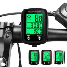 `Compteur de vitesse de vélo numérique LCD filaire étanche Ne
