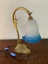 Lampe de bureau pâte de verre signée Rethondes
