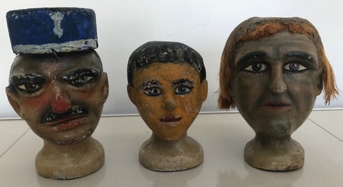 Lot têtes de marionnette - lot,
