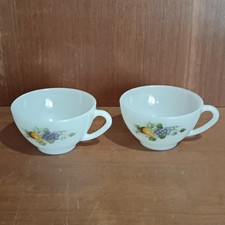 Tasses À Thé Ou À Café Arcopal Modèle Fruits De France, Collection, Vintage